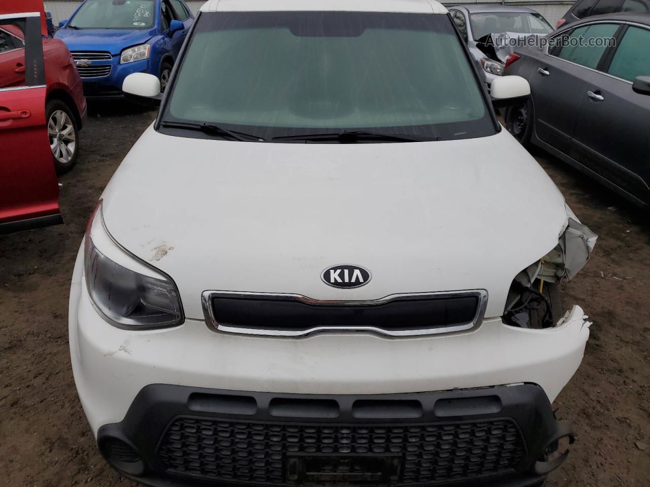 2016 Kia Soul  White vin: KNDJN2A2XG7401915