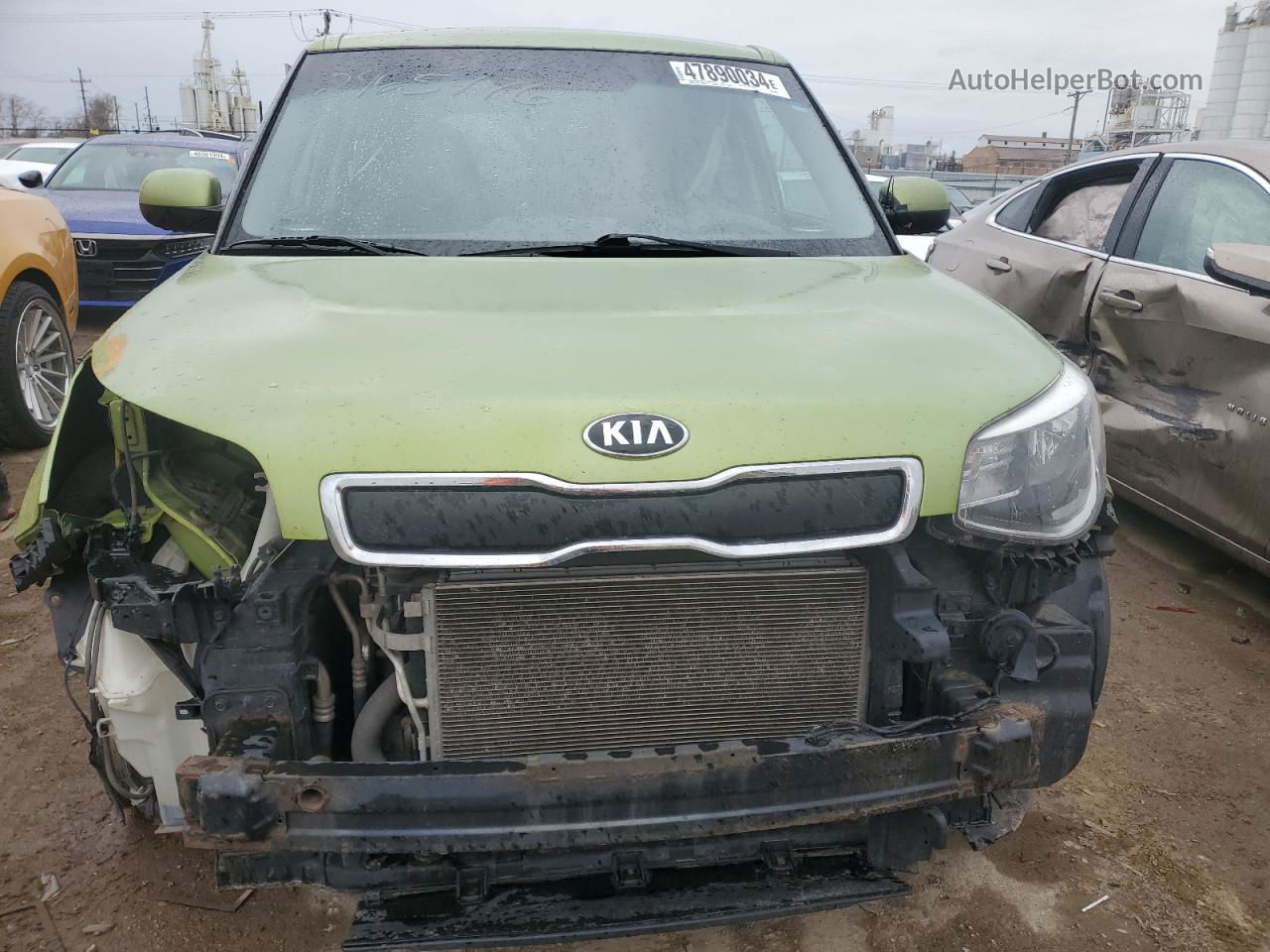 2016 Kia Soul  Green vin: KNDJN2A2XG7826891