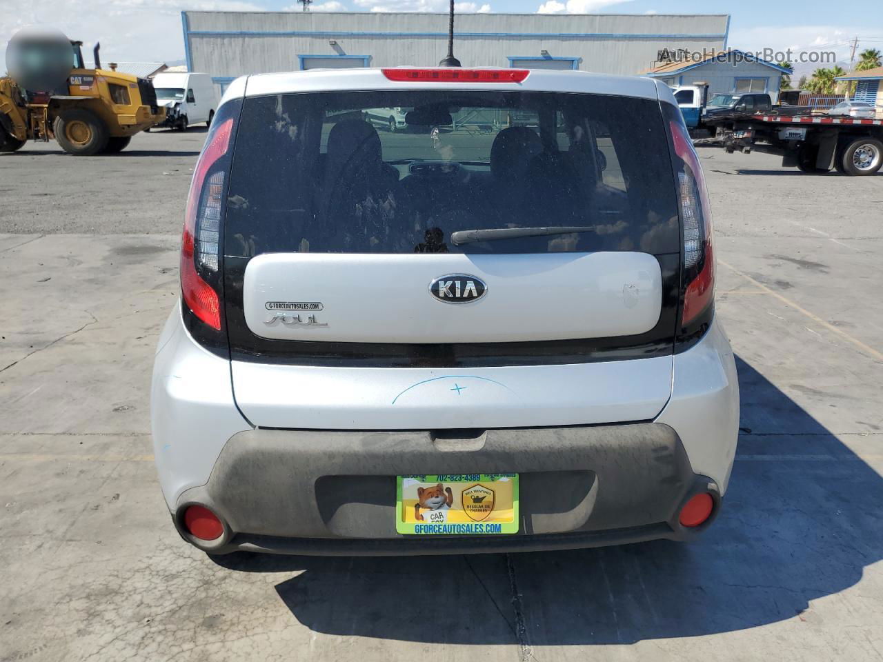 2016 Kia Soul  Silver vin: KNDJN2A2XG7829645