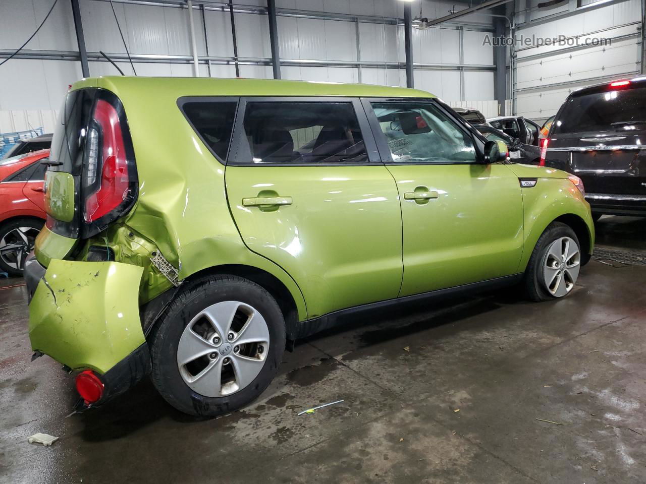 2016 Kia Soul  Зеленый vin: KNDJN2A2XG7832996