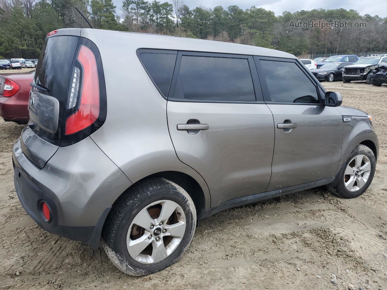 2019 Kia Soul  Gray vin: KNDJN2A2XK7673597