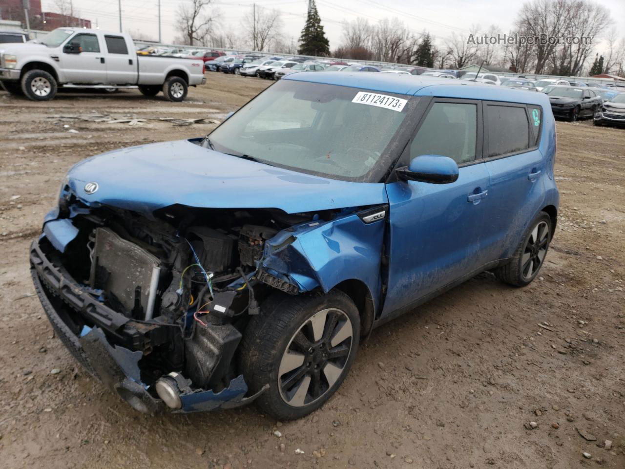 2016 Kia Soul + Blue vin: KNDJP3A50G7302840