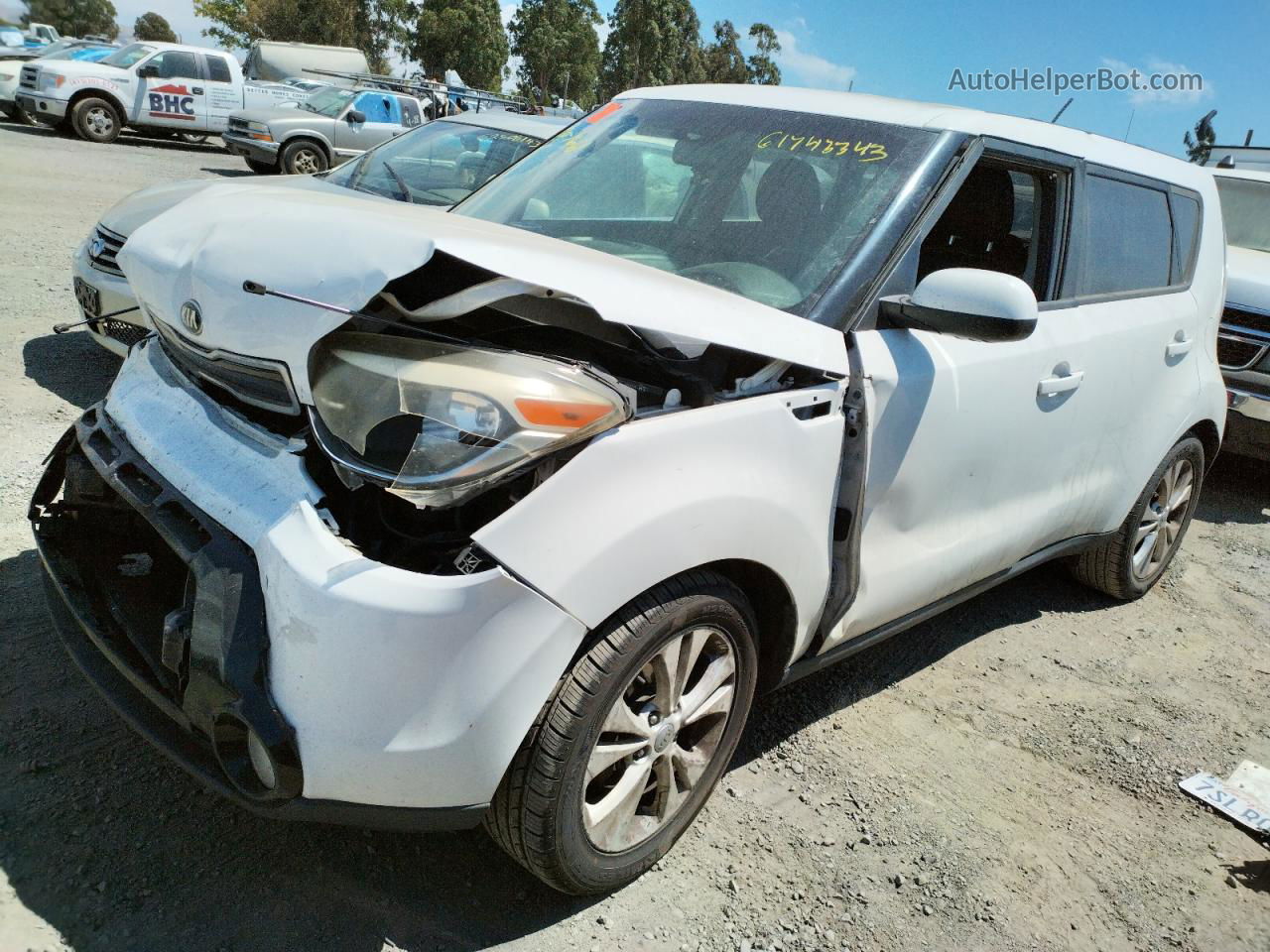 2016 Kia Soul + White vin: KNDJP3A50G7324403