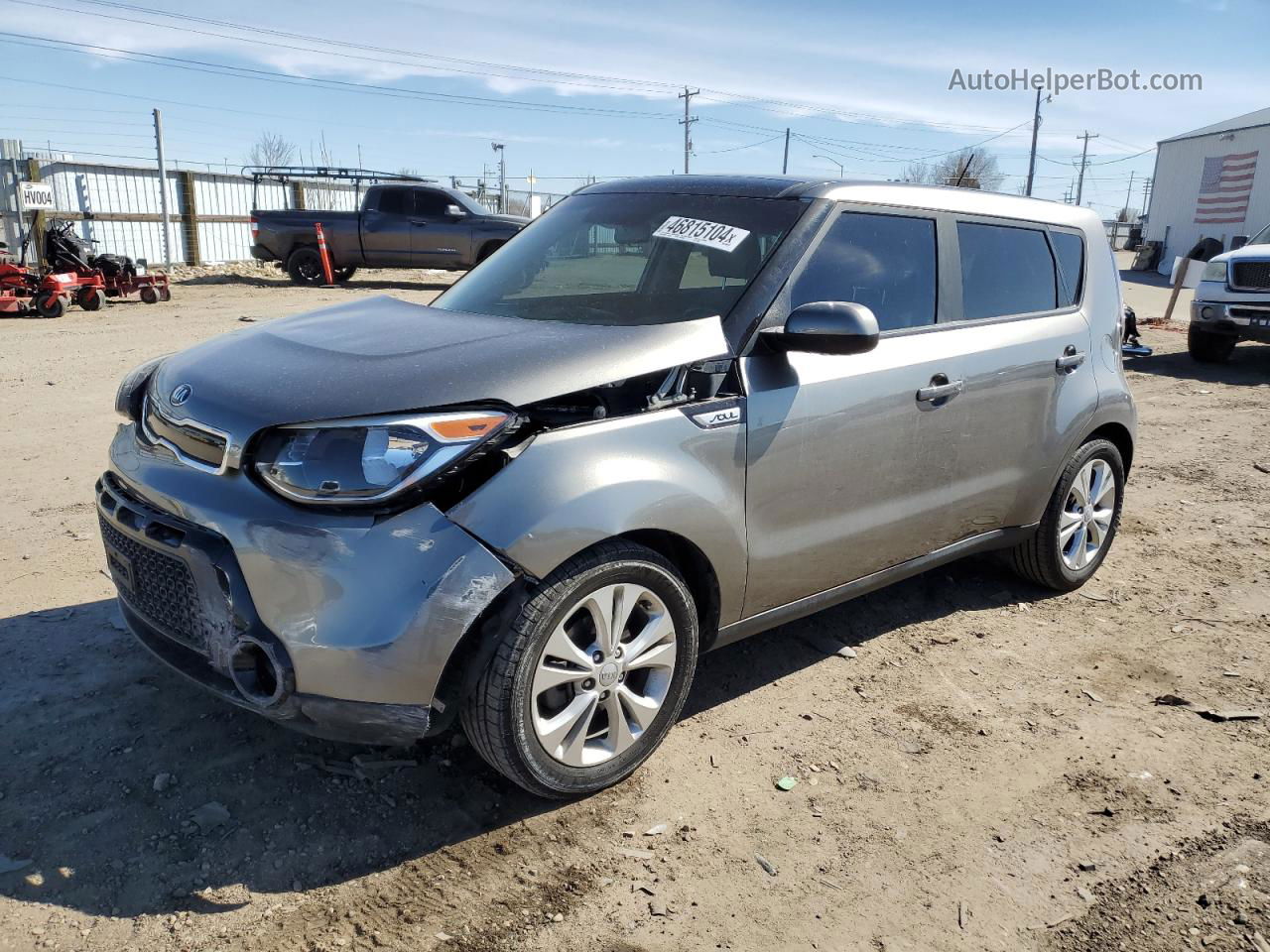 2016 Kia Soul + Gray vin: KNDJP3A50G7325583