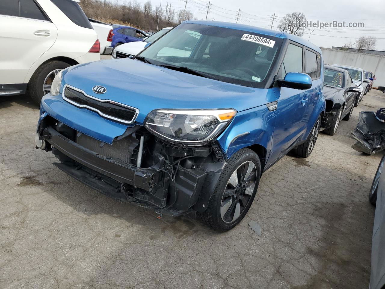 2016 Kia Soul + Blue vin: KNDJP3A50G7354324