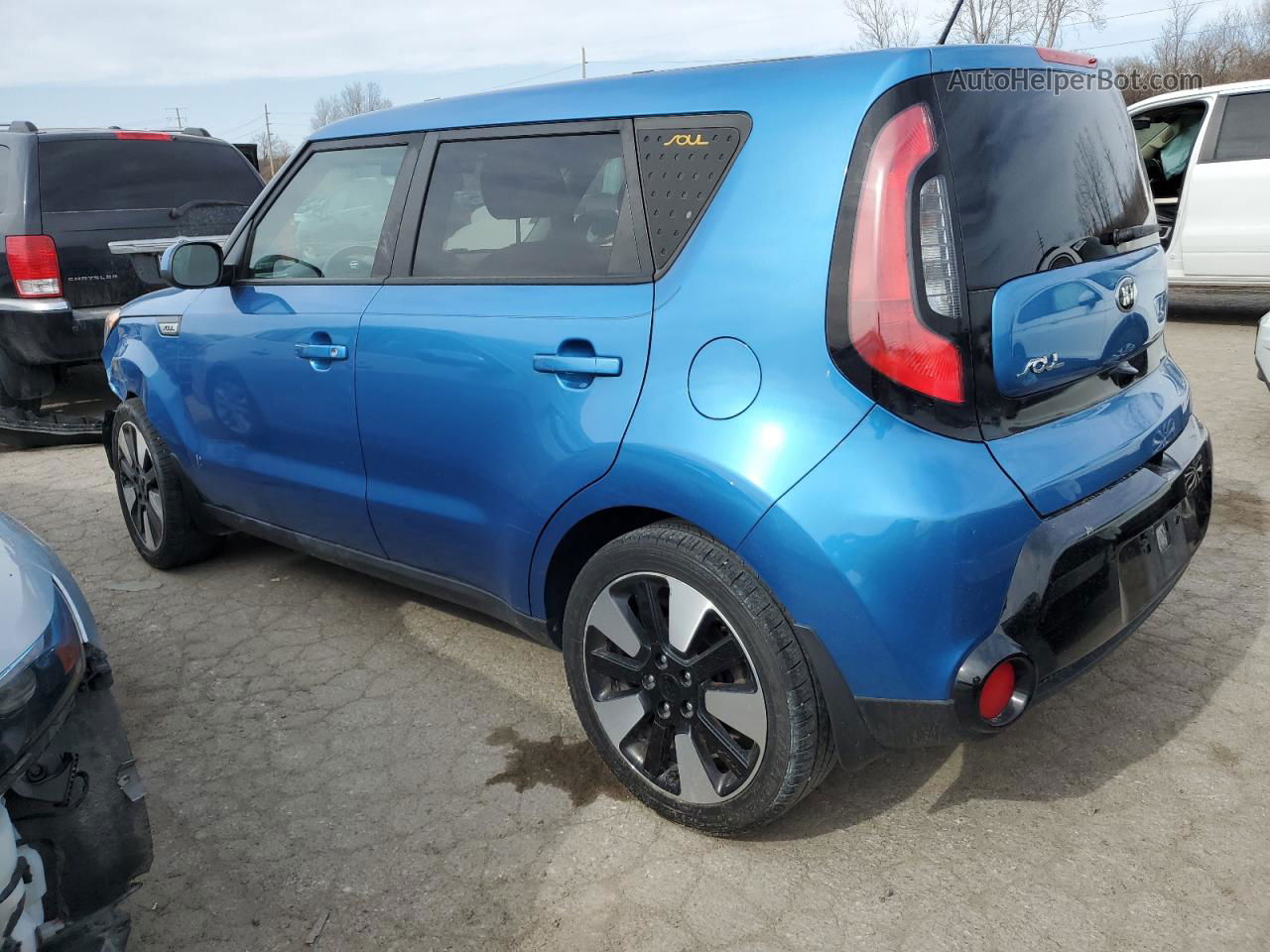 2016 Kia Soul + Blue vin: KNDJP3A50G7354324