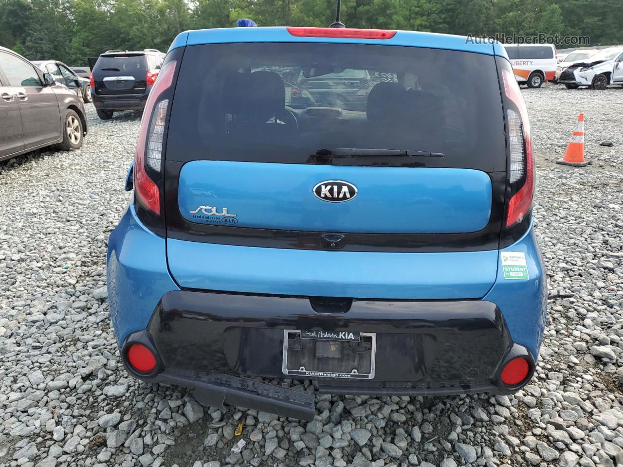 2016 Kia Soul + Blue vin: KNDJP3A50G7402839