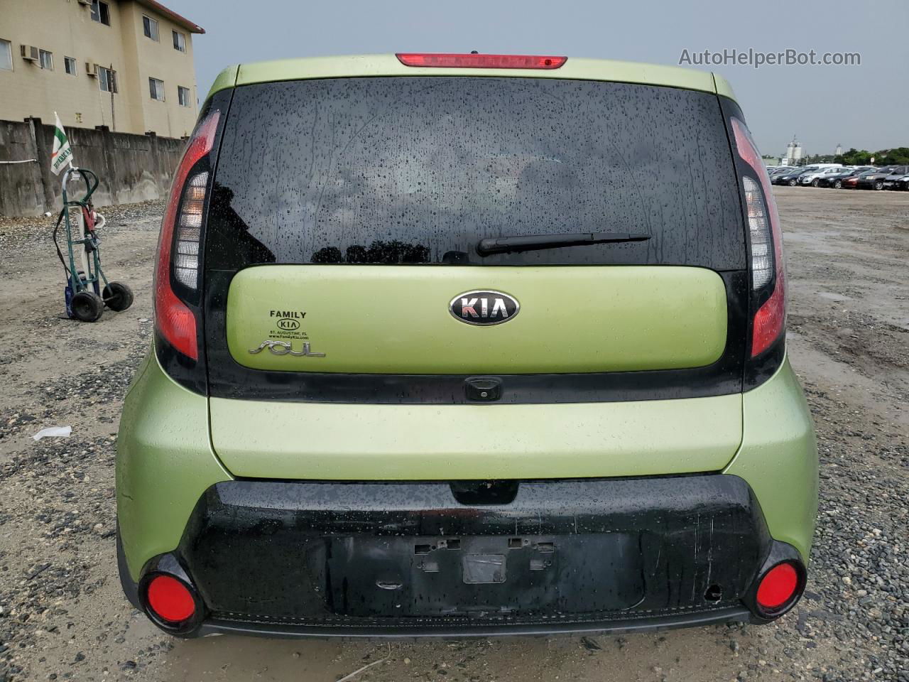 2016 Kia Soul + Зеленый vin: KNDJP3A50G7819068