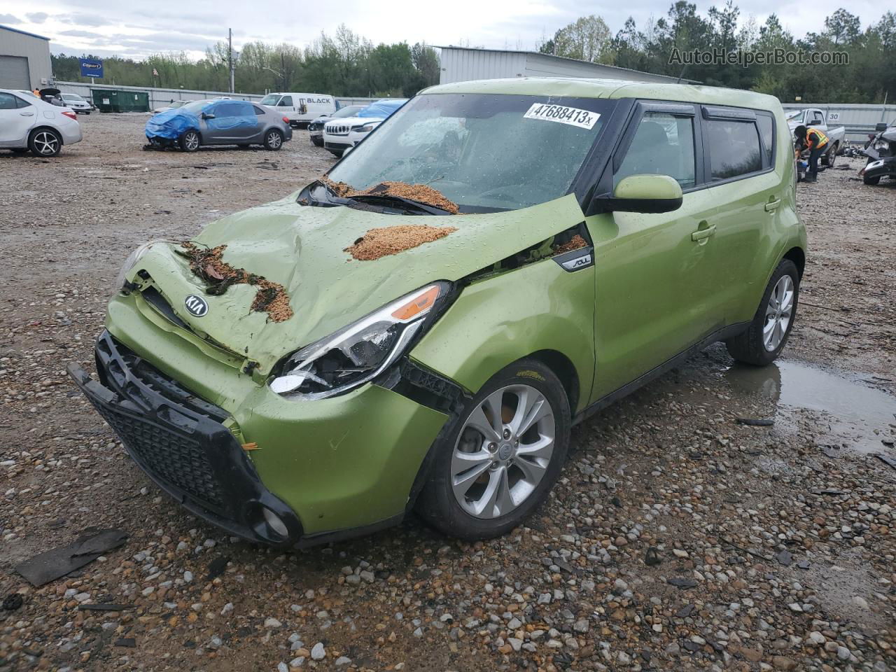 2016 Kia Soul + Green vin: KNDJP3A50G7819734