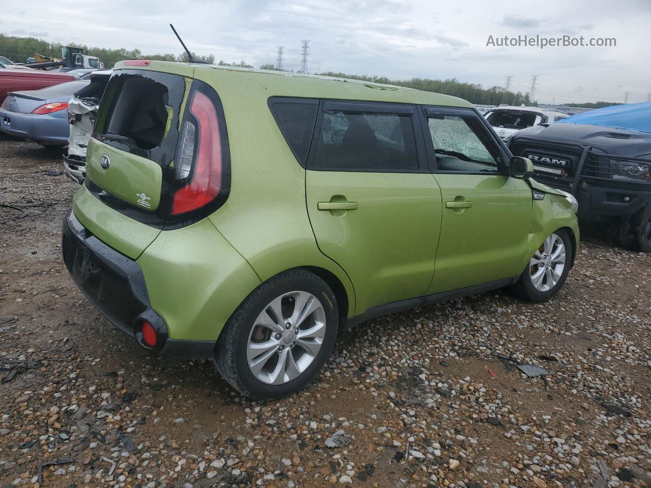 2016 Kia Soul + Green vin: KNDJP3A50G7819734