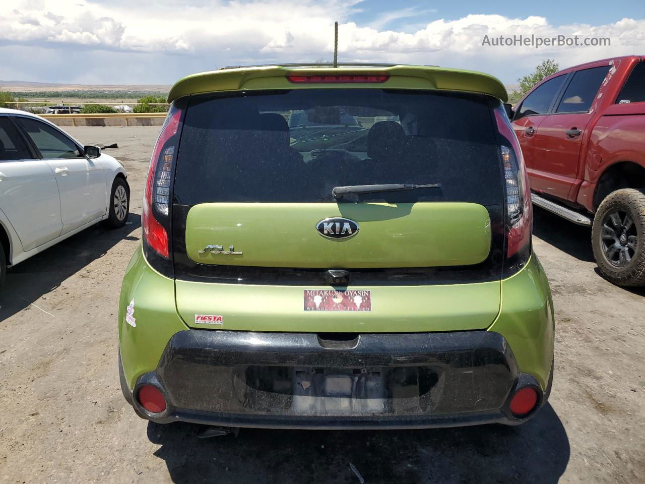 2016 Kia Soul + Green vin: KNDJP3A50G7853088