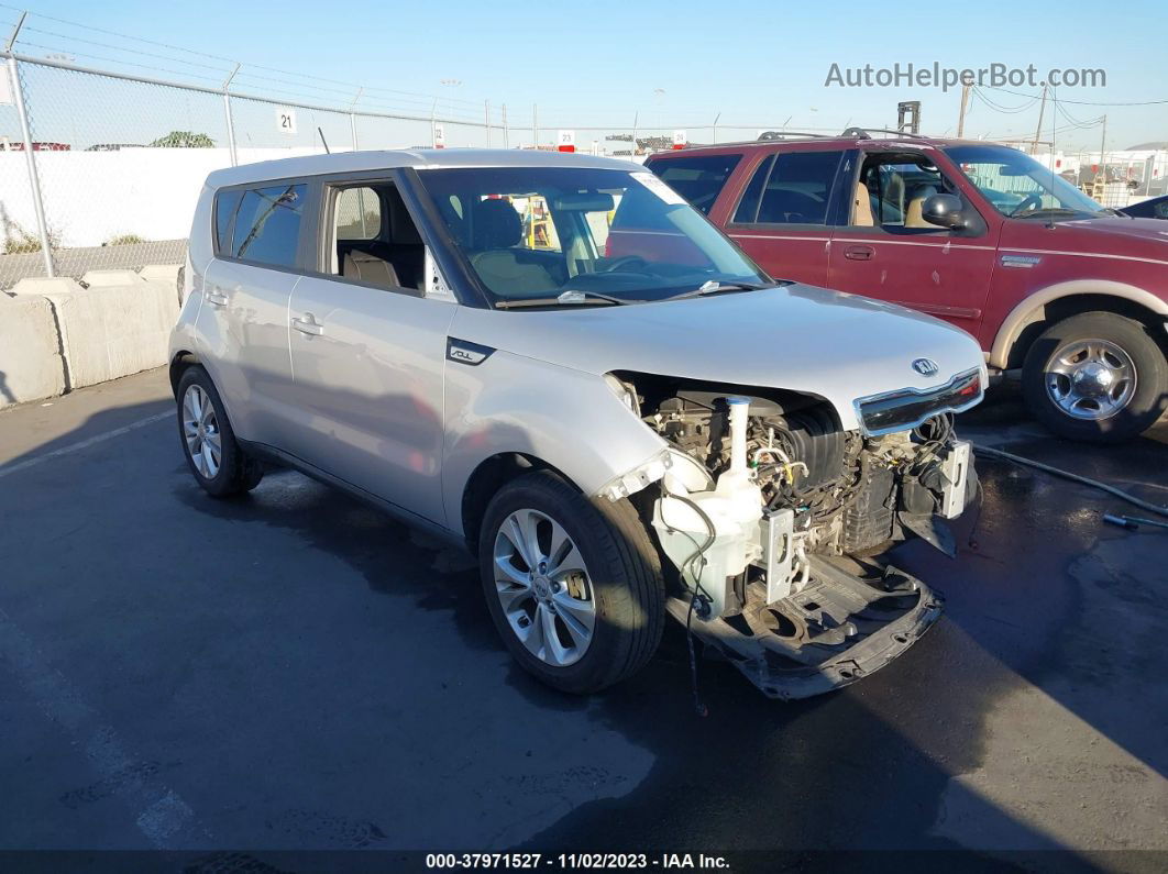 2016 Kia Soul + Silver vin: KNDJP3A50G7861398