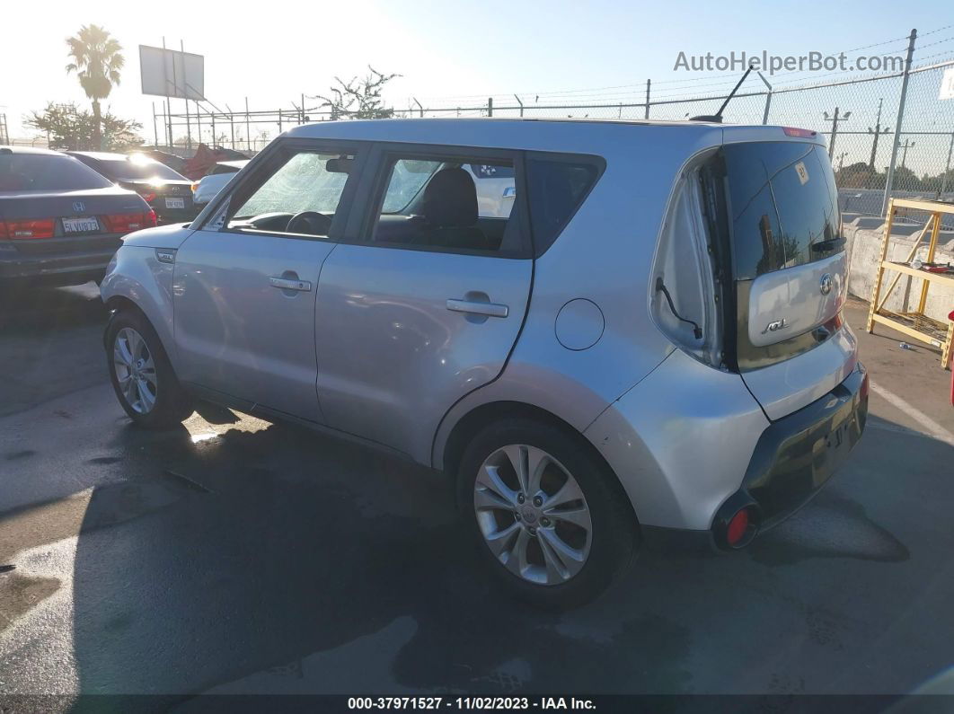 2016 Kia Soul + Silver vin: KNDJP3A50G7861398