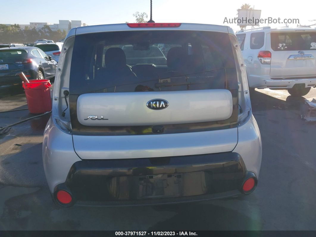 2016 Kia Soul + Silver vin: KNDJP3A50G7861398