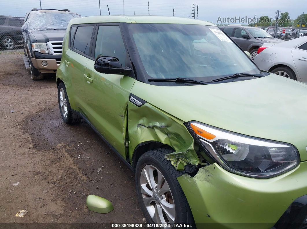 2016 Kia Soul + Green vin: KNDJP3A50G7864267