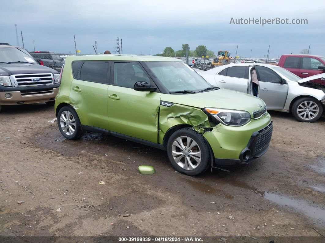 2016 Kia Soul + Green vin: KNDJP3A50G7864267