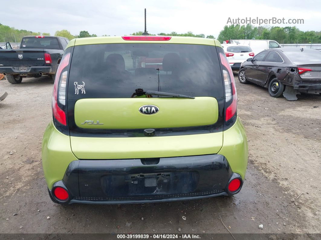 2016 Kia Soul + Green vin: KNDJP3A50G7864267