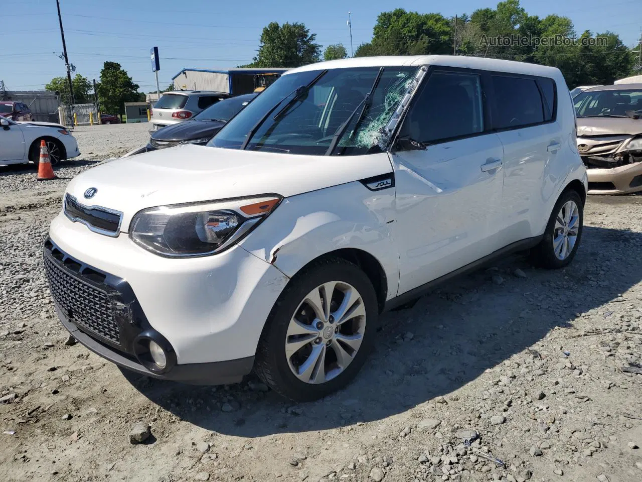 2016 Kia Soul + White vin: KNDJP3A51G7260419