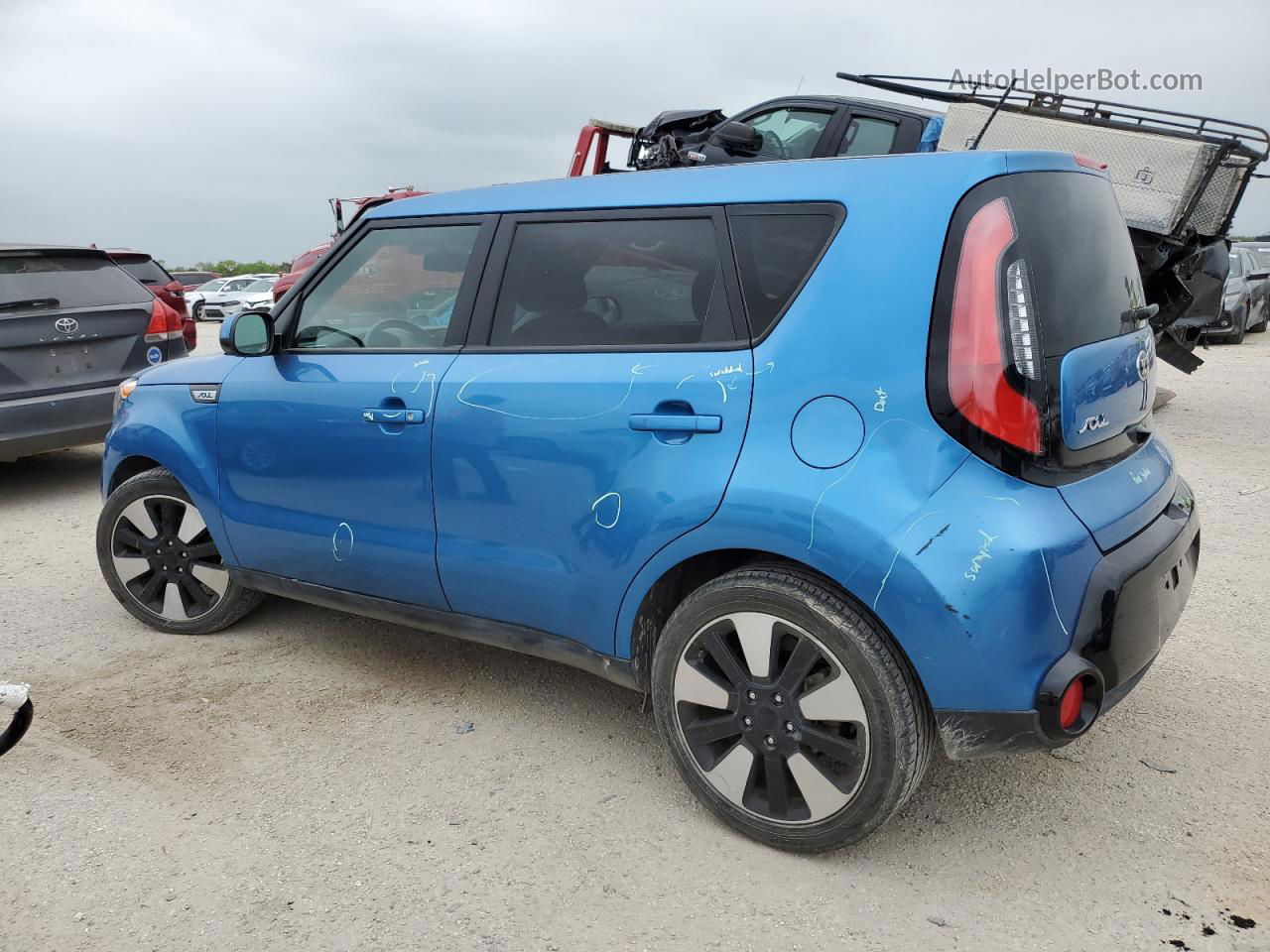 2016 Kia Soul + Blue vin: KNDJP3A51G7313006