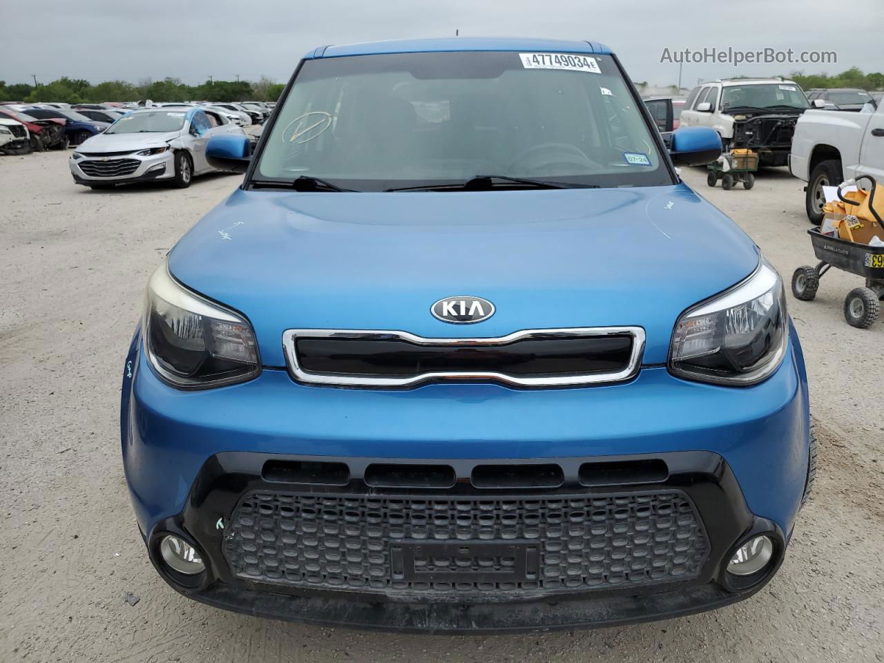 2016 Kia Soul + Blue vin: KNDJP3A51G7313006