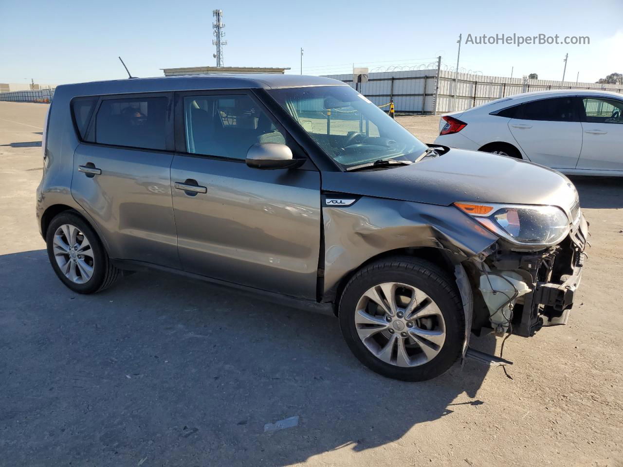 2016 Kia Soul + Gray vin: KNDJP3A51G7342599