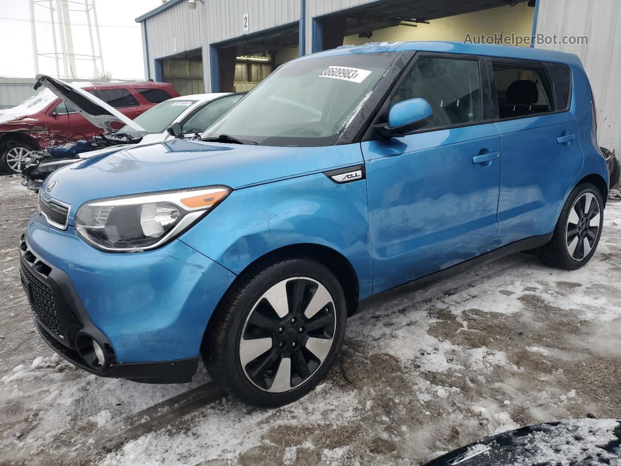 2016 Kia Soul + Blue vin: KNDJP3A51G7376574