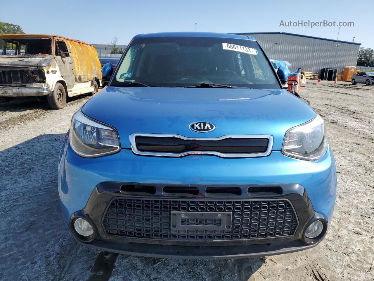 2016 Kia Soul + Синий vin: KNDJP3A51G7376574