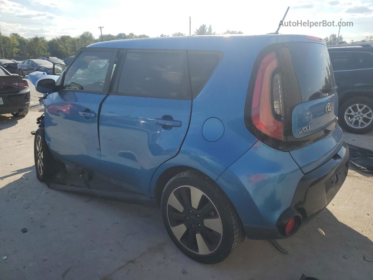 2016 Kia Soul + Blue vin: KNDJP3A51G7388529