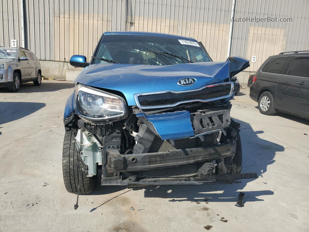 2016 Kia Soul + Blue vin: KNDJP3A51G7388529