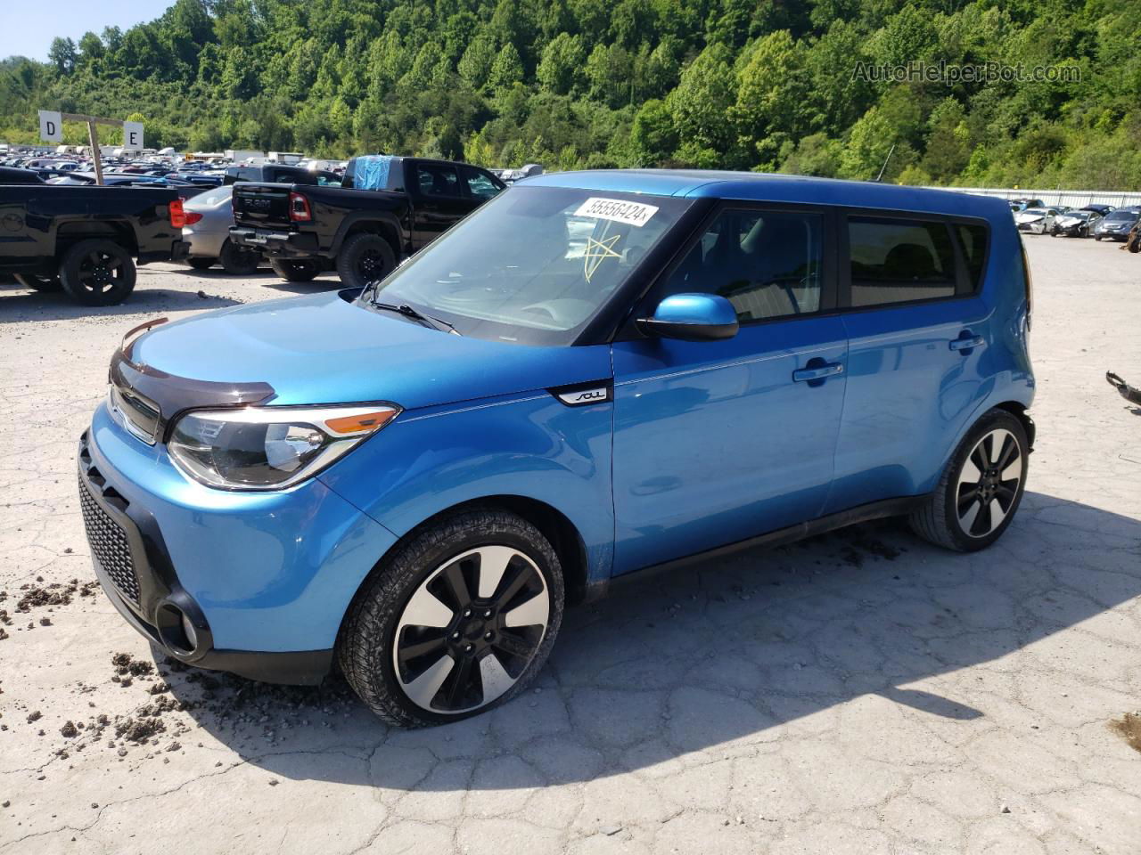 2016 Kia Soul + Blue vin: KNDJP3A51G7400985