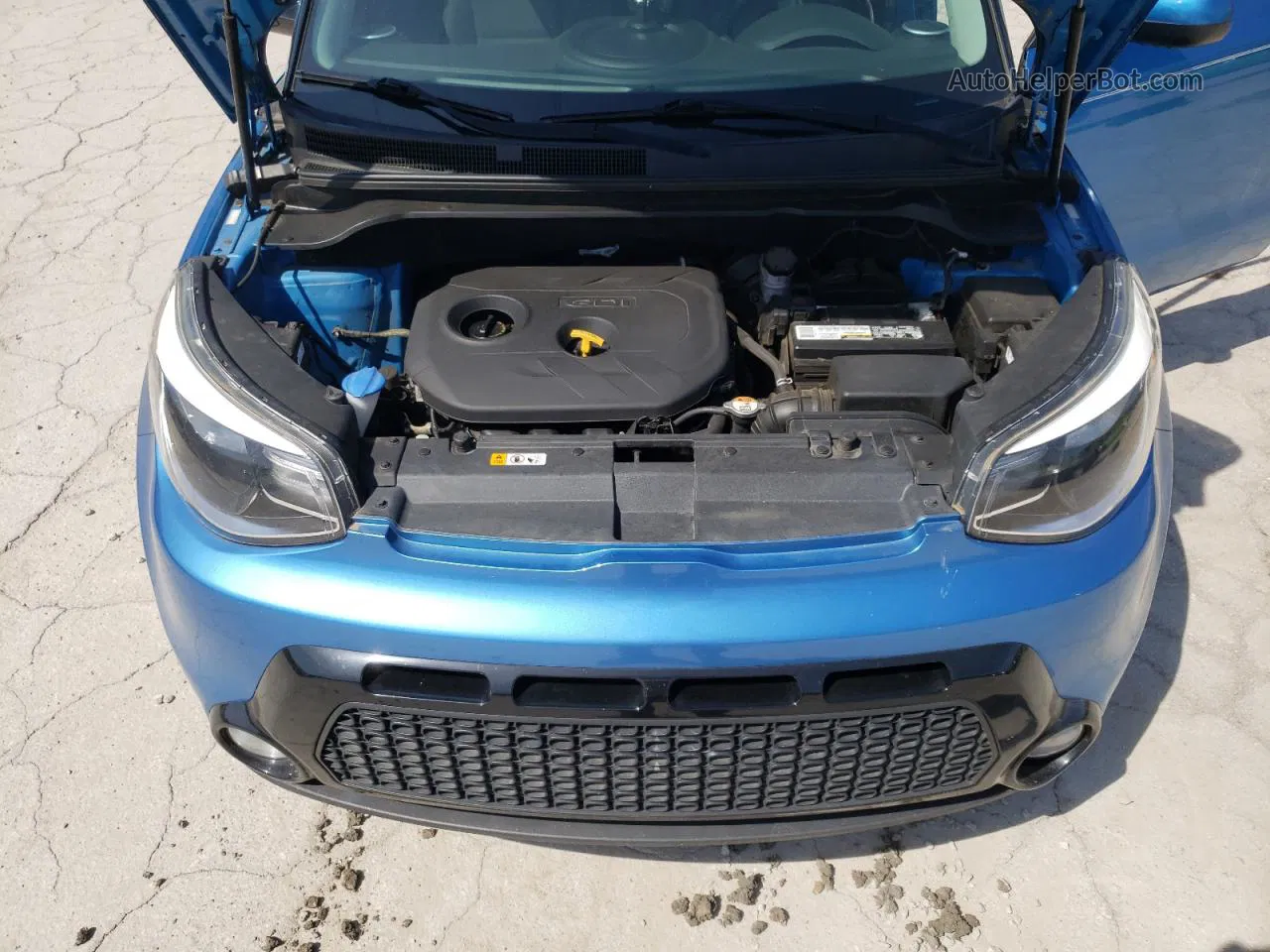 2016 Kia Soul + Blue vin: KNDJP3A51G7400985