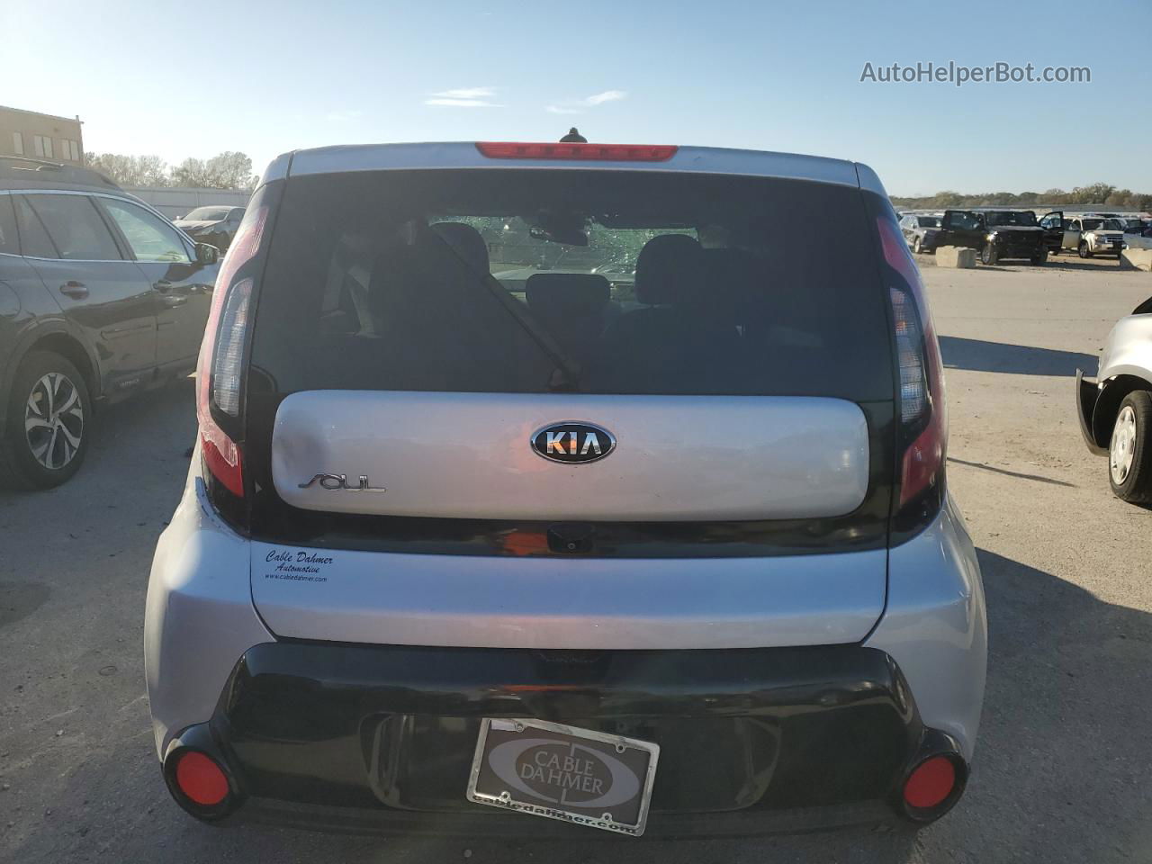 2016 Kia Soul + Silver vin: KNDJP3A51G7850474