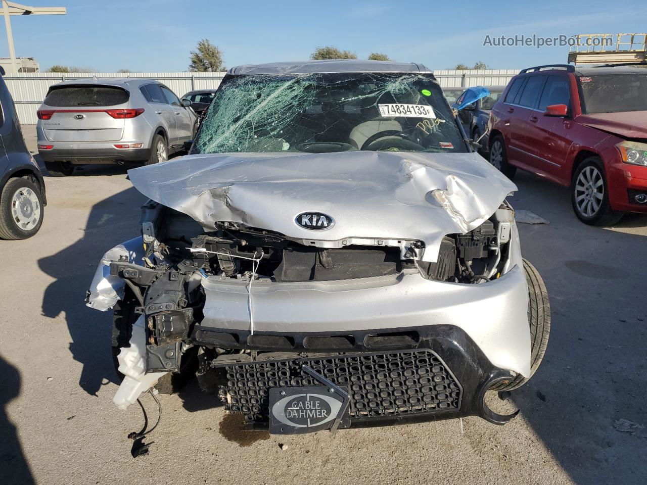 2016 Kia Soul + Silver vin: KNDJP3A51G7850474