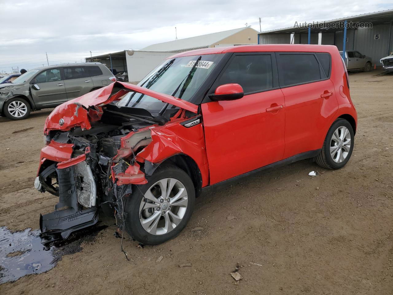 2016 Kia Soul + Red vin: KNDJP3A51G7861524