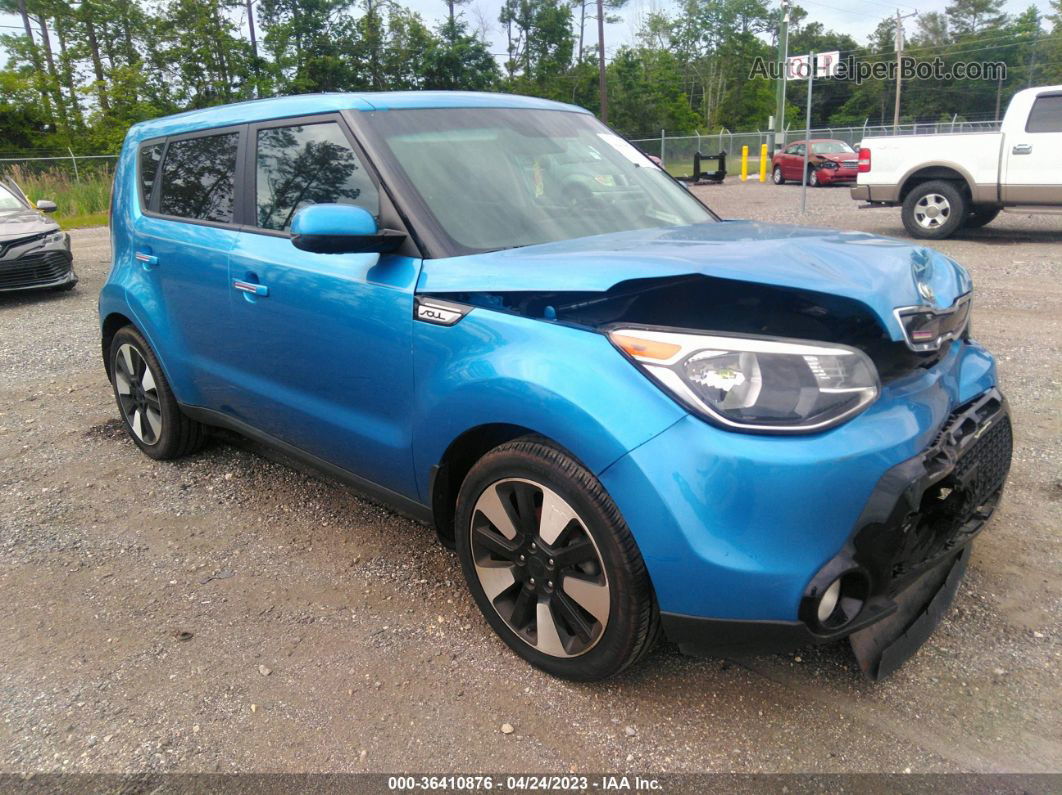 2016 Kia Soul + Blue vin: KNDJP3A52G7311247