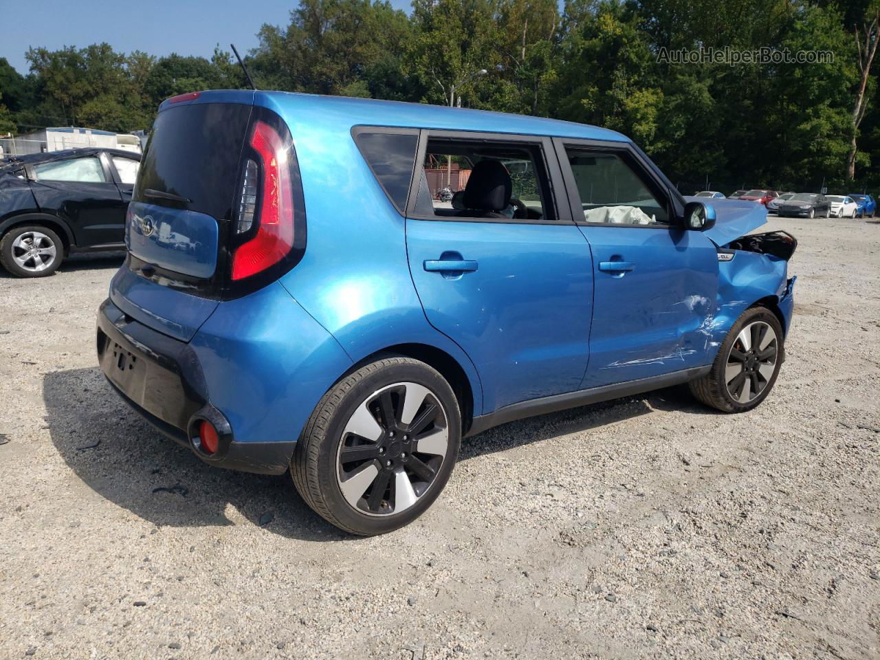 2016 Kia Soul + Синий vin: KNDJP3A52G7357077