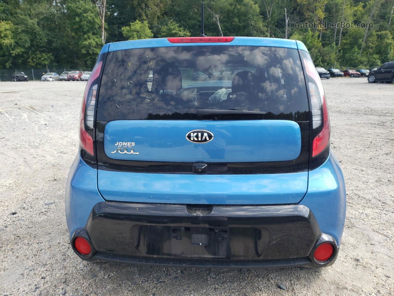 2016 Kia Soul + Синий vin: KNDJP3A52G7357077