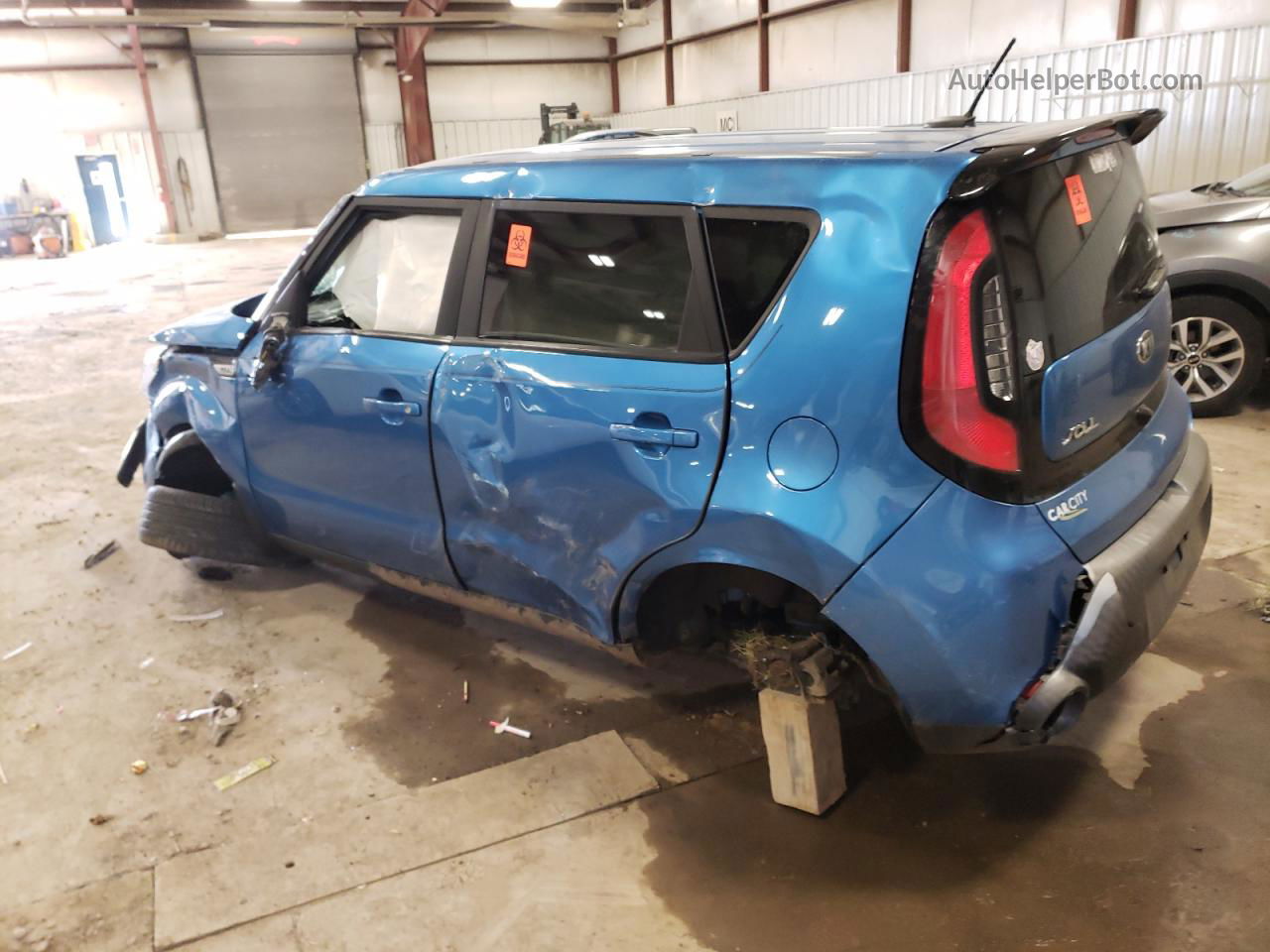 2016 Kia Soul + Blue vin: KNDJP3A52G7363395