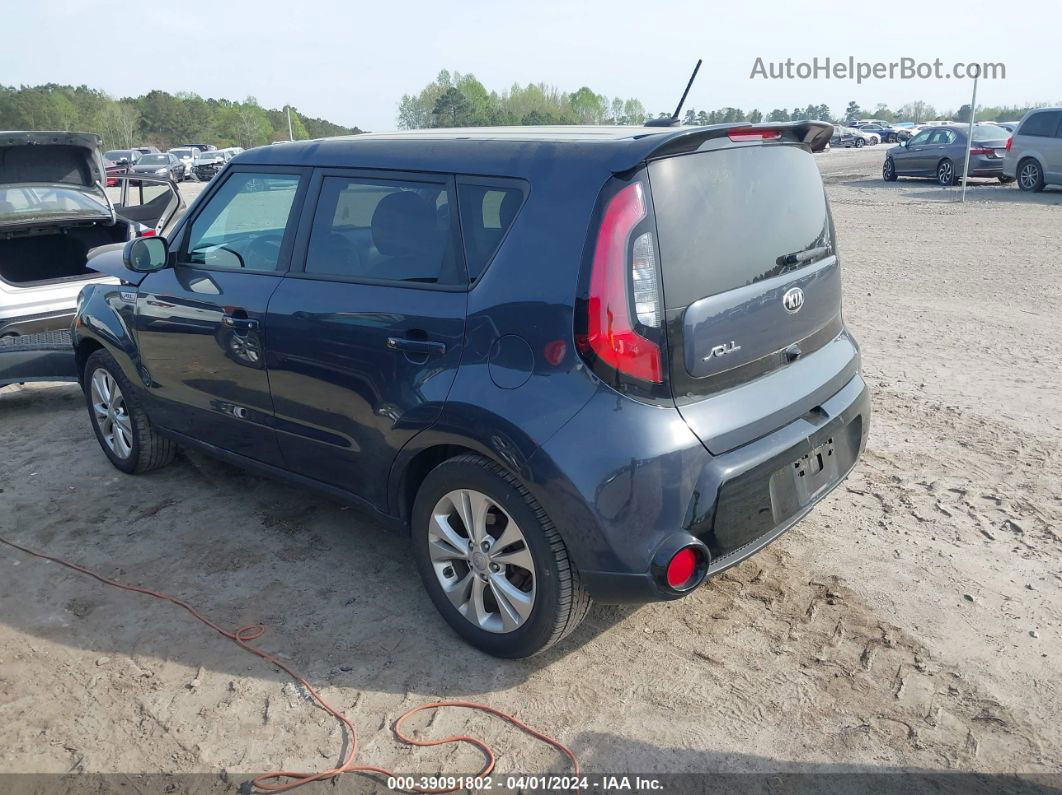 2016 Kia Soul + Dark Blue vin: KNDJP3A52G7373361