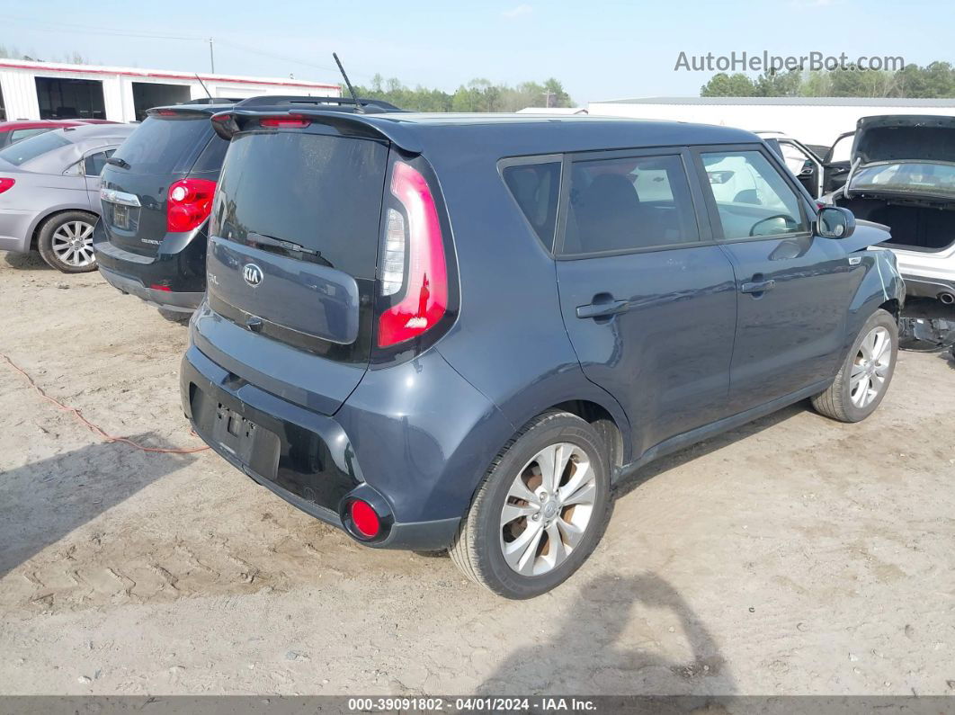 2016 Kia Soul + Dark Blue vin: KNDJP3A52G7373361