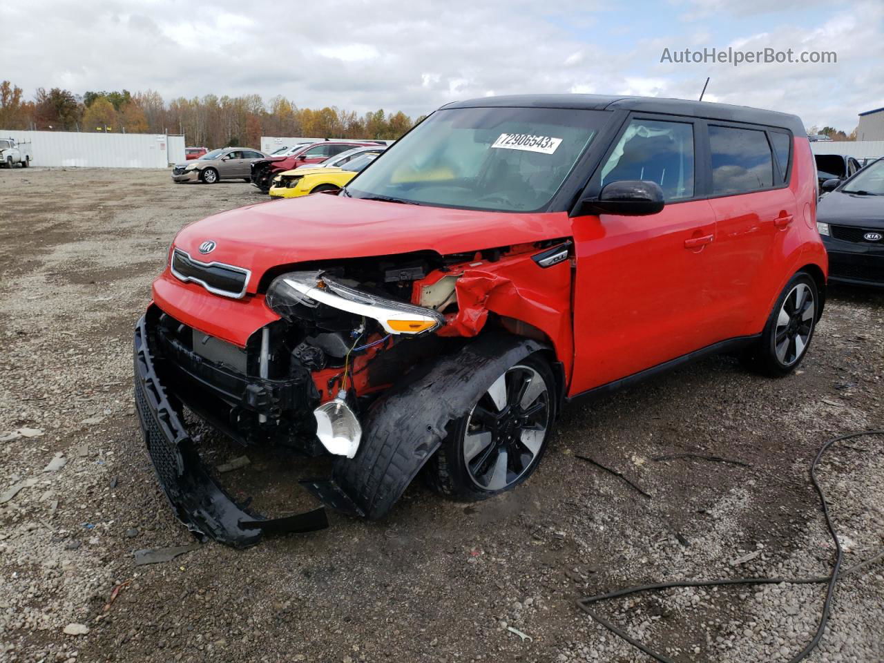 2016 Kia Soul + Red vin: KNDJP3A52G7380312