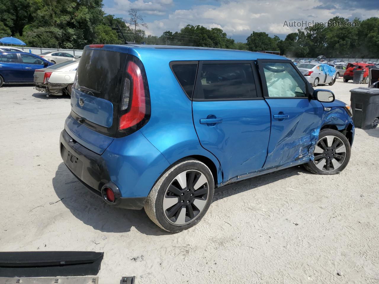 2016 Kia Soul + Blue vin: KNDJP3A52G7402731