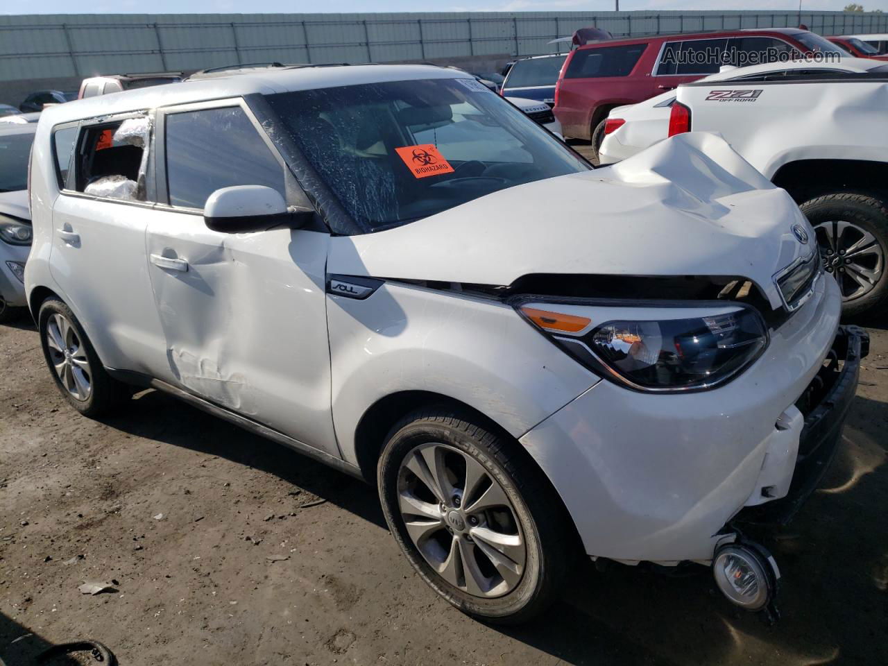 2016 Kia Soul + White vin: KNDJP3A52G7405094