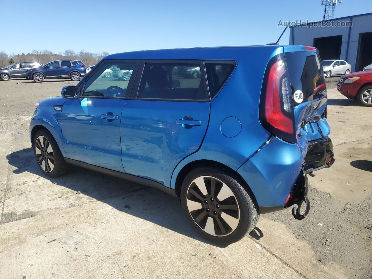 2016 Kia Soul + Синий vin: KNDJP3A52G7408769