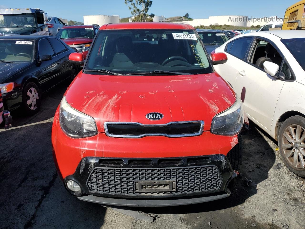 2016 Kia Soul + Красный vin: KNDJP3A52G7845865