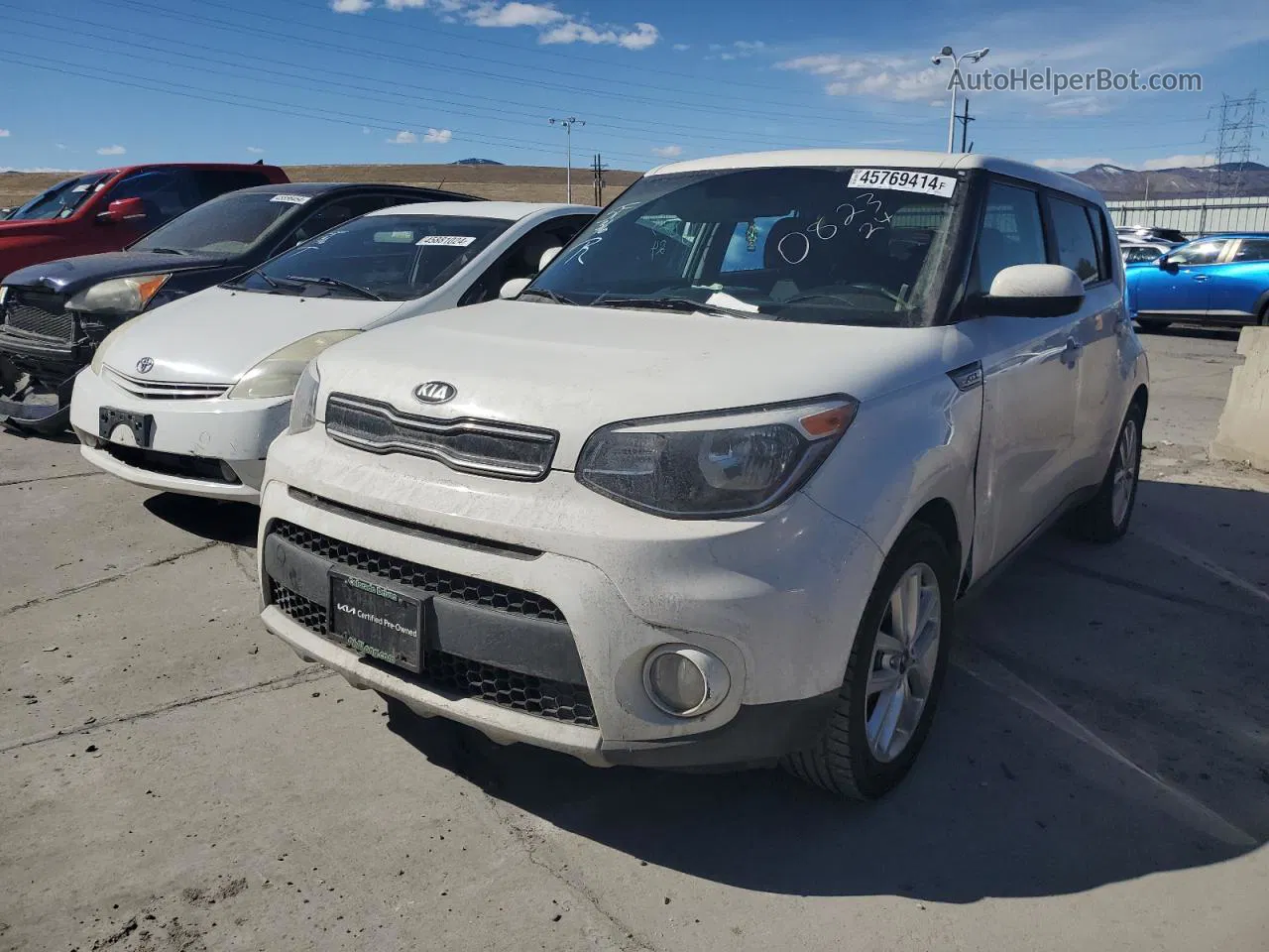 2019 Kia Soul + Белый vin: KNDJP3A52K7000247