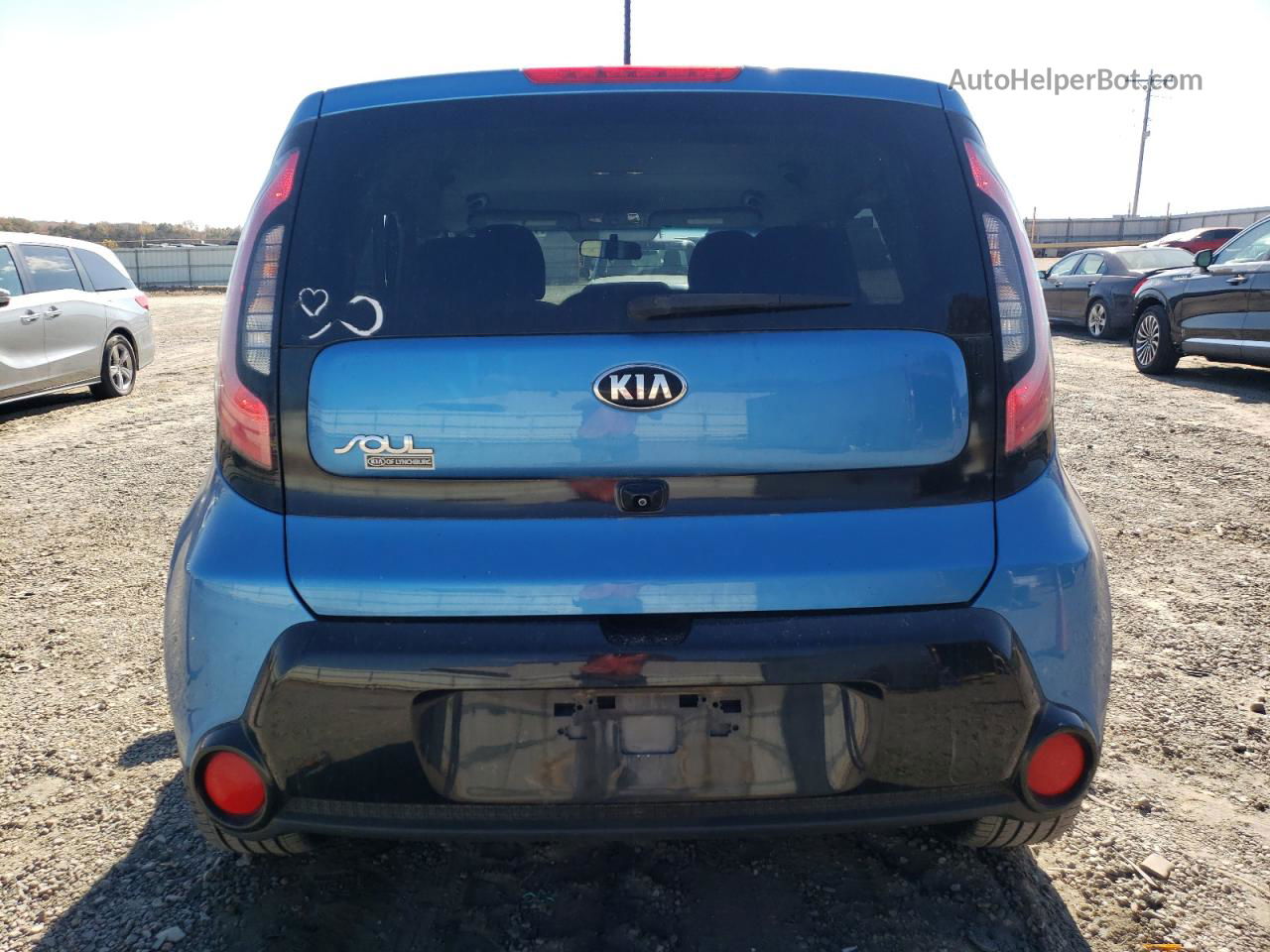 2016 Kia Soul + Синий vin: KNDJP3A53G7297875