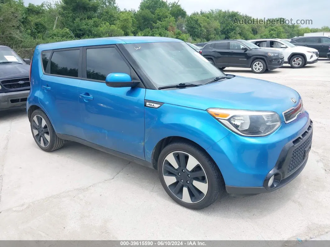 2016 Kia Soul + Blue vin: KNDJP3A53G7331037