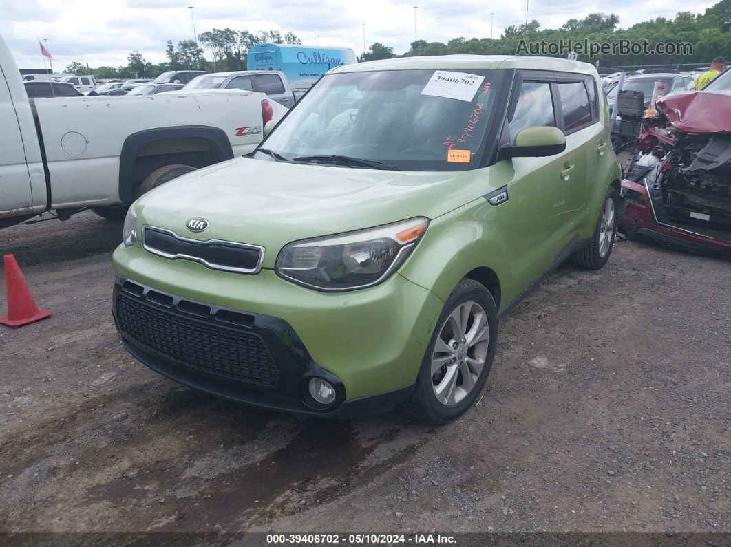 2016 Kia Soul + Green vin: KNDJP3A53G7820571