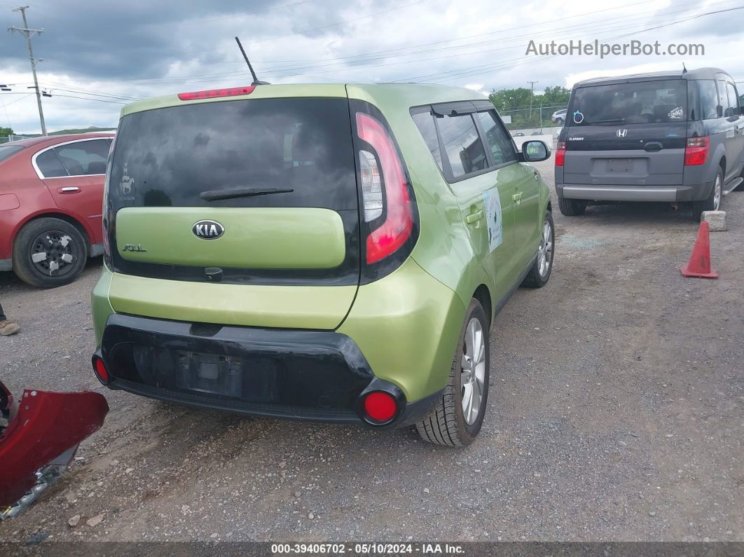 2016 Kia Soul + Green vin: KNDJP3A53G7820571